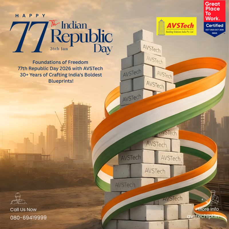 Forging Republic Resilience: AVSTech's 77th Republic Day Salute 30+ Years of Crafting India's Boldest Blueprints