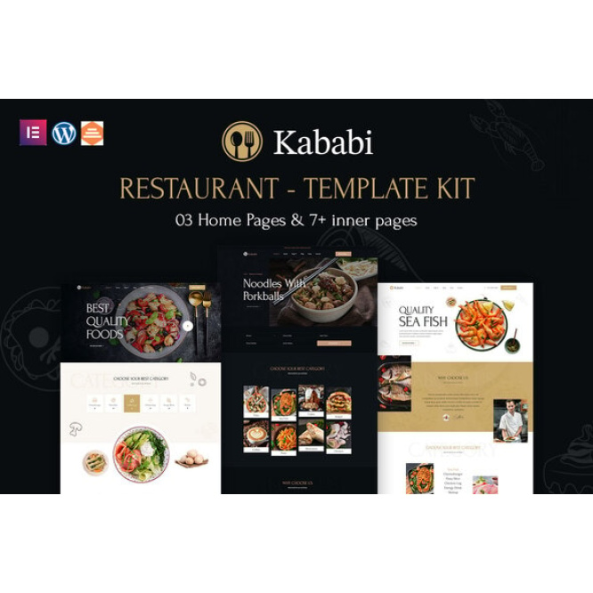 Kababi – Restaurant Elementor Template Kit